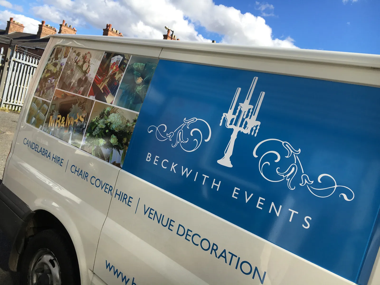 Events and venue decoration van graphics by It'z Print & Design